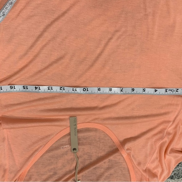 NWT- size S Monk & Lou peach tunic, - Picture 9 of 16